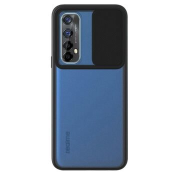 Microsonic Realme 7 Kılıf Slide Camera Lens Protection Siyah