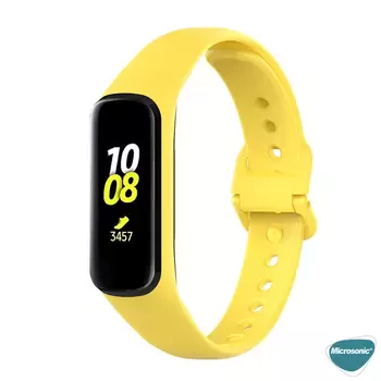 Microsonic Samsung Galaxy Fit e R375 Silikon Kordon Sarı