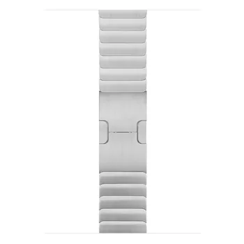 Microsonic Apple Watch SE 3 44mm Kordon Link Bracelet Band Gümüş