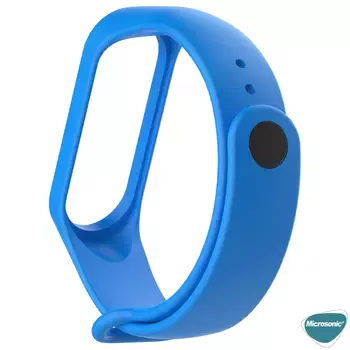 Microsonic Xiaomi Mi Band 7 Silikon Kordon Mavi