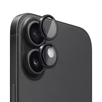 Microsonic Apple iPhone 16 Tekli Kamera Lens Koruma Camı Siyah