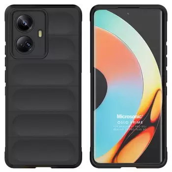 Microsonic Realme 10 Pro 5G Kılıf Oslo Prime Siyah