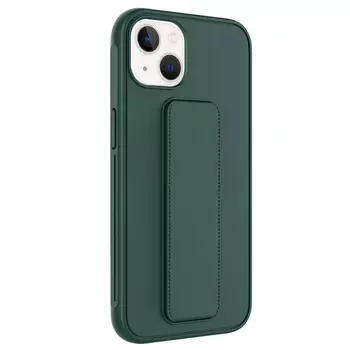 Microsonic Apple iPhone 15 Plus Kılıf Hand Strap Koyu Yeşil