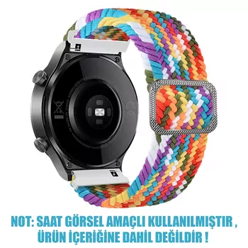 Microsonic Huawei Watch 5 46mm Kordon Braided Loop Band Pride Edition