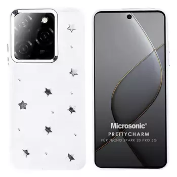 Microsonic TECNO Spark 20 Pro Kılıf PrettyCharm Star