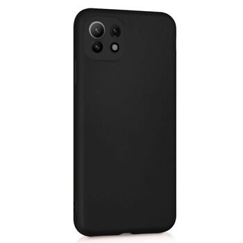 Microsonic Xiaomi Mi 11 Lite Kılıf Matte Silicone Siyah