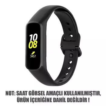 Microsonic Samsung Galaxy Fit 2 Silikon Kordon Siyah