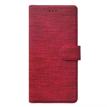 Microsonic Samsung Galaxy A54 Kılıf Fabric Book Wallet Kırmızı