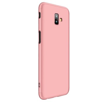 Microsonic Samsung Galaxy J6 Plus Kılıf Double Dip 360 Protective AYS Rose Gold