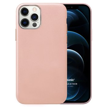 Microsonic Apple iPhone 12 Pro Kılıf Luxury Leather Rose Gold