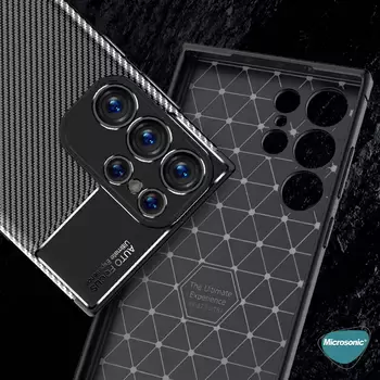 Microsonic Samsung Galaxy S25 Ultra Kılıf Legion Series Siyah