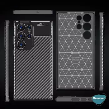 Microsonic Samsung Galaxy S25 Ultra Kılıf Legion Series Siyah