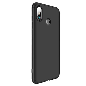 Microsonic Xiaomi Redmi S2 Kılıf Double Dip 360 Protective AYS Siyah