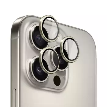 Microsonic Apple iPhone 16 Pro Tekli Kamera Lens Koruma Camı Gold