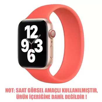 Microsonic Apple Watch Ultra 2 Kordon, (Medium Size, 145mm) New Solo Loop Pembe