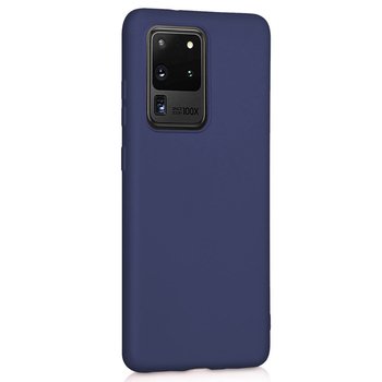 Microsonic Samsung Galaxy S20 Ultra Kılıf Matte Silicone Kılıf Lacivert