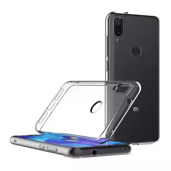 Microsonic Xiaomi Mi Play Kılıf Transparent Soft Beyaz