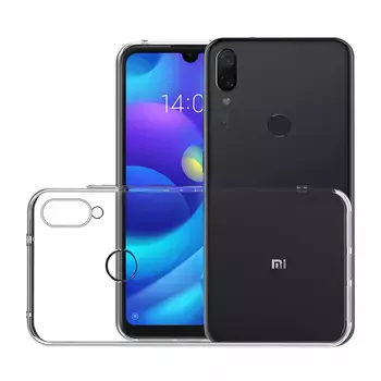 Microsonic Xiaomi Mi Play Kılıf Transparent Soft Beyaz