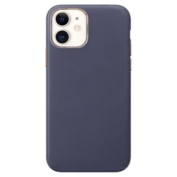 Microsonic Apple iPhone 12 Mini Kılıf Luxury Leather Lacivert