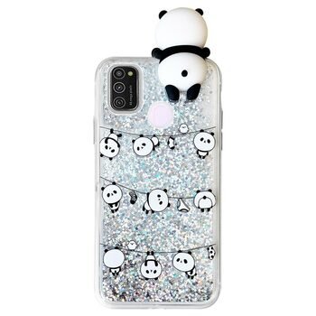 Microsonic Samsung Galaxy M21 Kılıf Cute Cartoon Panda