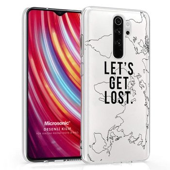 Microsonic Xiaomi Redmi Note 8 Pro Desenli Kılıf Mutlu Harita