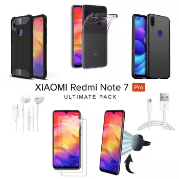 Microsonic Xiaomi Redmi Note 7 Pro Kılıf & Aksesuar Seti