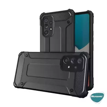 Microsonic Samsung Galaxy A33 5G Kılıf Rugged Armor Mavi