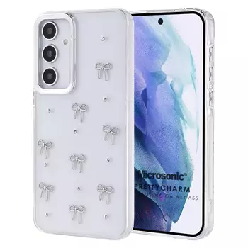 Microsonic Samsung Galaxy A55 Kılıf PrettyCharm Bow