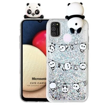 Microsonic Samsung Galaxy M30s Kılıf Cute Cartoon Panda