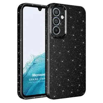 Microsonic Samsung Galaxy A34 Kılıf Grand Stardust Siyah
