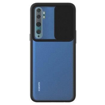 Microsonic Xiaomi Mi Note 10 Kılıf Slide Camera Lens Protection Siyah