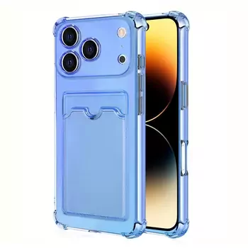 Microsonic Apple iPhone 17 Pro Card Slot Shock Kılıf Füme