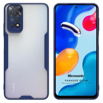 Microsonic Xiaomi Redmi Note 11S Kılıf Paradise Glow Lacivert