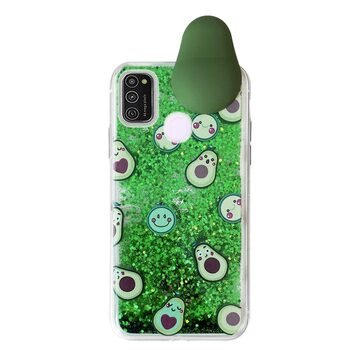 Microsonic Samsung Galaxy M30s Kılıf Cute Cartoon Avakado