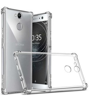 Microsonic Sony Xperia XA2 Ultra Kılıf Anti Shock Silikon Şeffaf