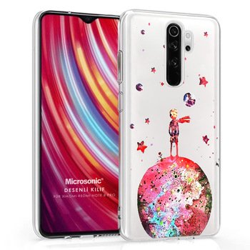 Microsonic Xiaomi Redmi Note 8 Pro Desenli Kılıf Küçük Prens Kırmızı