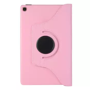 Microsonic Samsung Galaxy Tab A 10.1'' T510 Kılıf 360 Rotating Stand Deri Açık Pembe