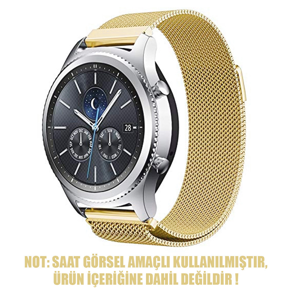 Microsonic Huawei Watch Ultimate 2 Milanese Loop Kordon Gold