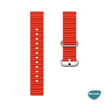 Microsonic Xiaomi Redmi Watch 5 Lite Kordon Ocean Band Kırmızı