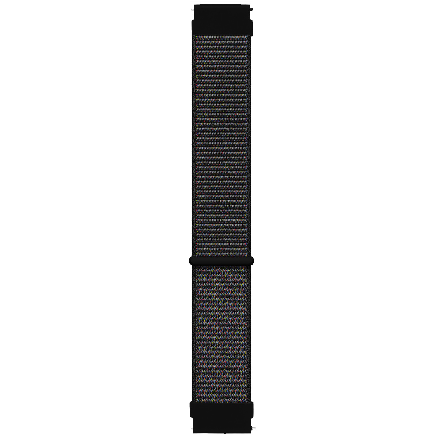 Microsonic Huawei Watch Ultimate 2 Hasırlı Kordon Woven Sport Loop Siyah