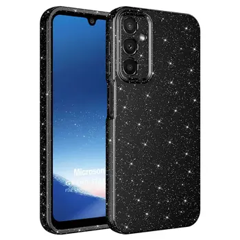 Microsonic Samsung Galaxy A24 Kılıf Grand Stardust Siyah