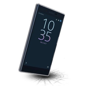 Caseup Sony Xperia XZ Premium Kılıf Transparent Soft Siyah