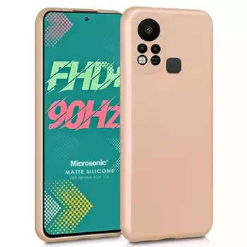 Microsonic Matte Silicone Infinix Hot 11S Kılıf Gold