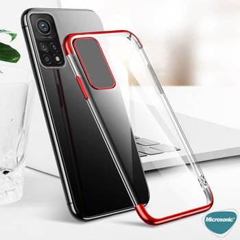 Microsonic Xiaomi Mi 10T Kılıf Skyfall Transparent Clear Mavi