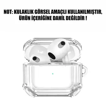 Microsonic Apple AirPods 3 Air Armor Protective Kılıf Kırmızı