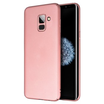 Microsonic Samsung Galaxy A8 2018 Kılıf Premium Slim Rose Gold