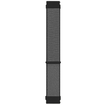 Microsonic Huawei Watch Ultimate 2 Hasırlı Kordon Woven Sport Loop Gri