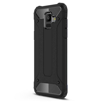 Microsonic Samsung Galaxy A6 2018 Kılıf Rugged Armor Siyah