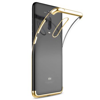 Microsonic Xiaomi Redmi K20 Kılıf Skyfall Transparent Clear Gold