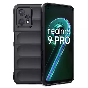 Microsonic Realme 9 Pro 5G Kılıf Oslo Prime Siyah